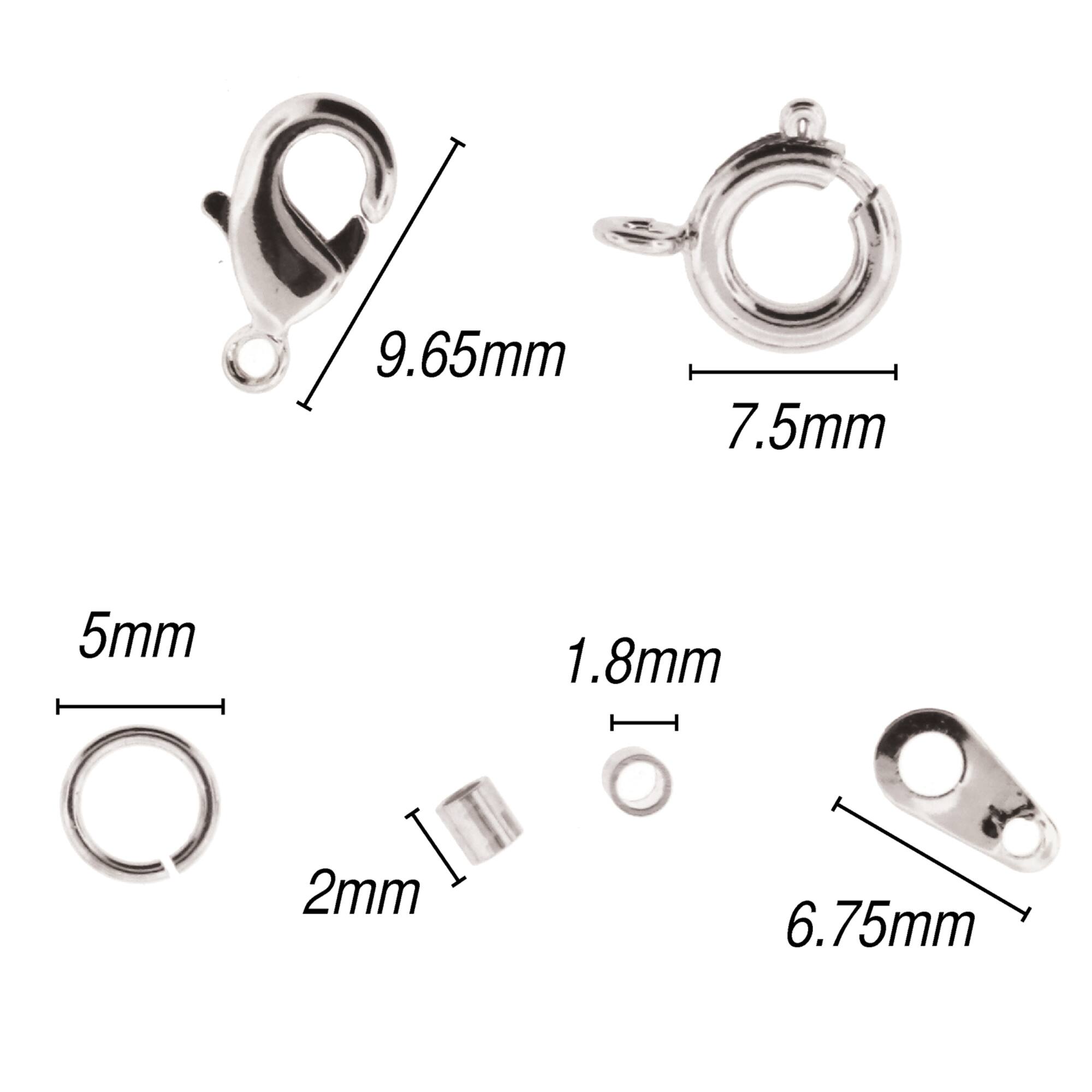 The Beadsmith® Basic Elements™ Silver-Plated Findings Assortment